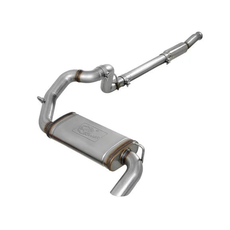 aFe Power 49-48079 Mach Force XP 3" 409 Stainless Hi-Tuck Cat-Back Exhaust System for 18-24 Jeep Wrangler JL w/ 2.0L Engine