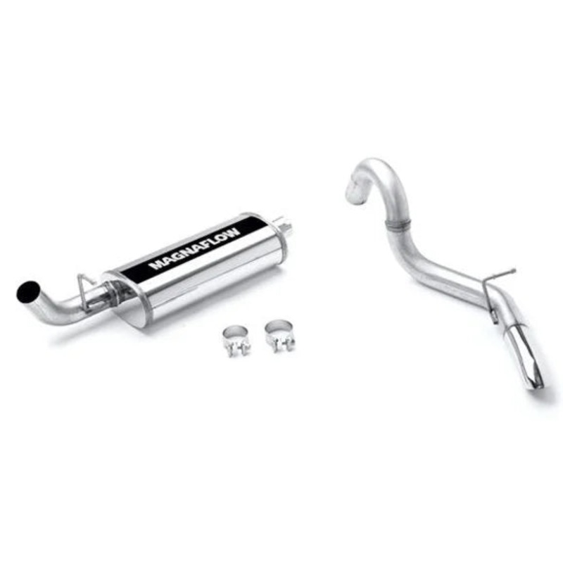 Magnaflow 15854 Performance "Street Series" Cat Back Exhaust System for 97-99 Jeep Wrangler TJ with 2.5/4.0L