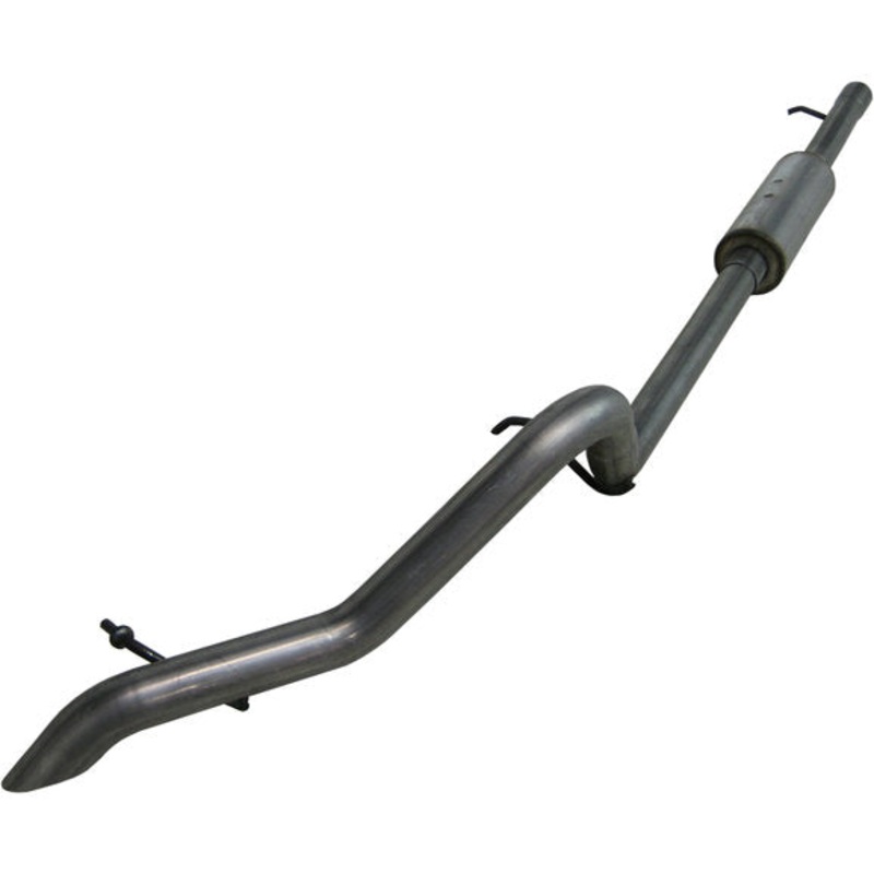 MBRP S5514AL Installer Series "Off Road" Cat Back Exhaust System in Aluminized Steel for 07-11 Jeep Wrangler JK