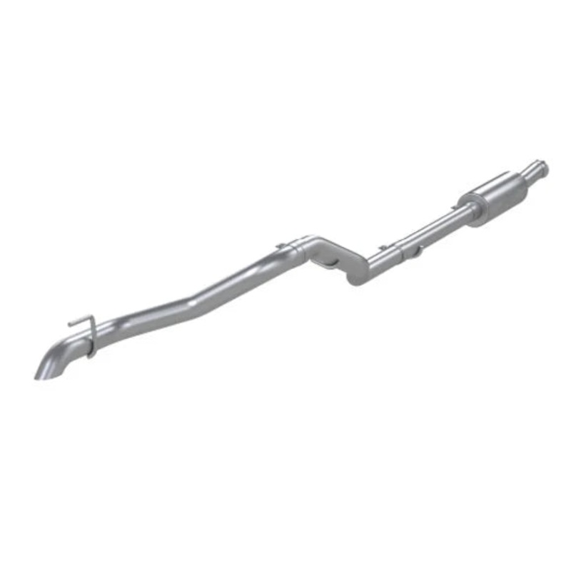 MBRP S5537AL Installer Series 2.5" Aluminized Single Rear Exhaust System for 20-24 Gladiator JT
