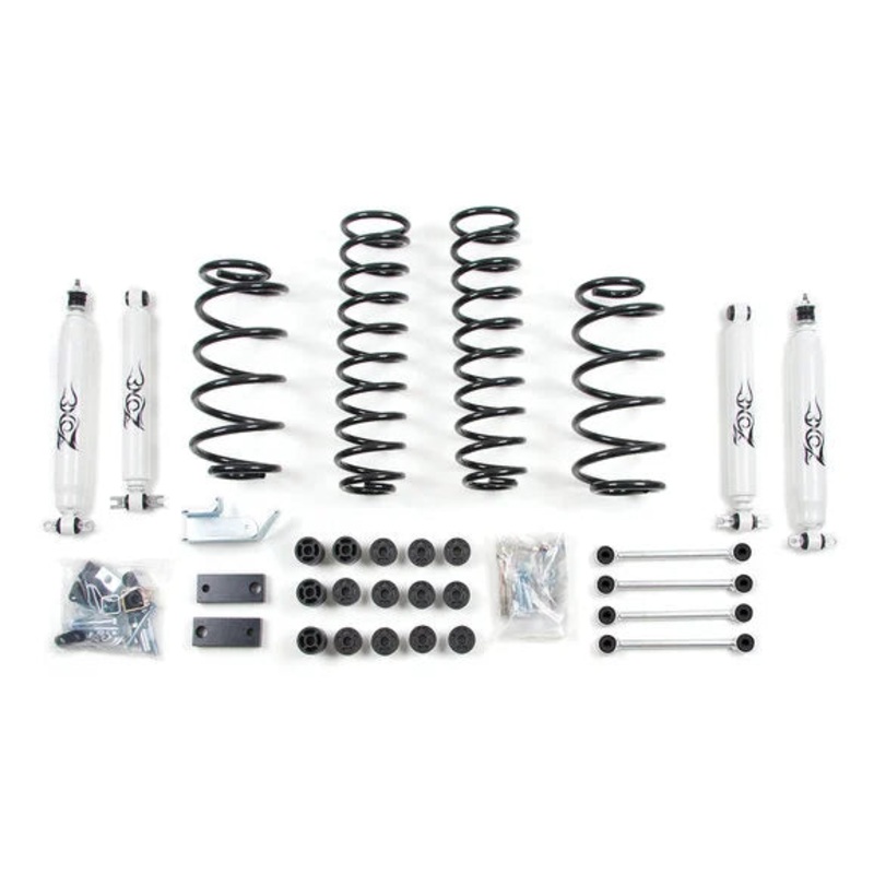 Zone Offroad Products 4.25" Combo Lift Kit for 97-06 Jeep Wrangler and Wrangler Unlimited TJ