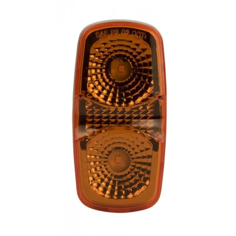 Hopkins Towing Solutions LED 4" Oblong Multi-faceted Clearance/Side Marker in Red