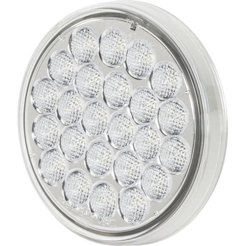 Truck-Lite 4060C 4" Round LED Back-Up Lamp in Clear Lens 24 Diode Pattern