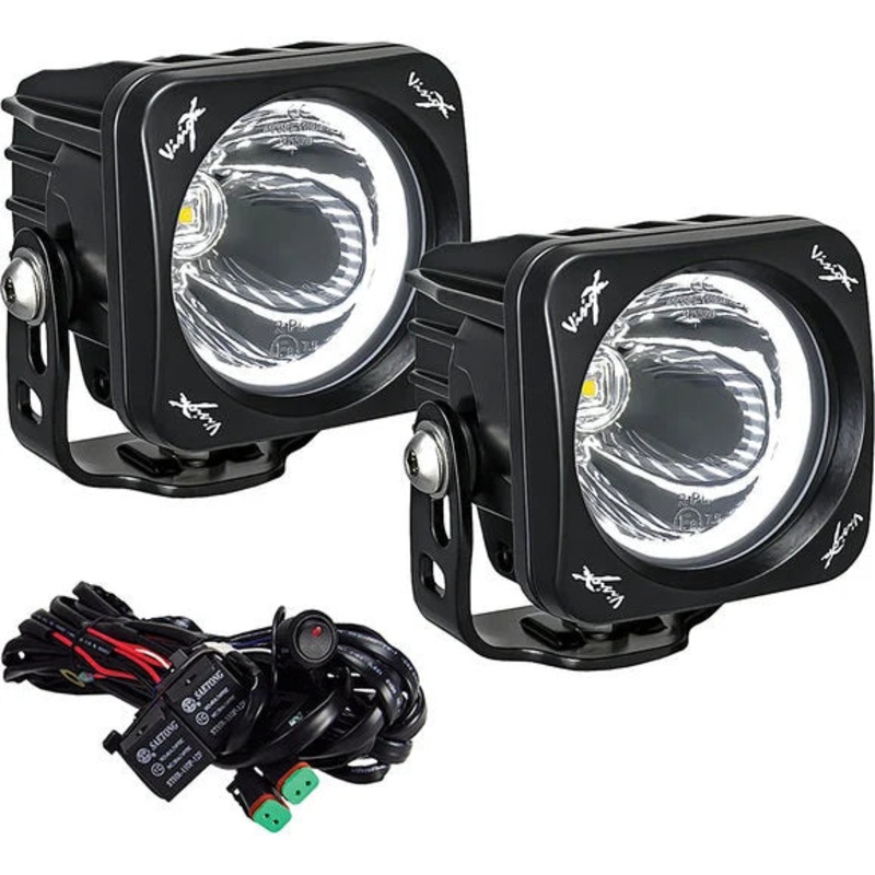 Vision X 8981705 3" Square Optimus Series Halo LED Lamp Kit