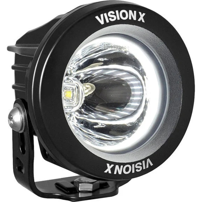 Vision X 9891712 3.7" Round Optimus Series Halo LED Lamp- Single