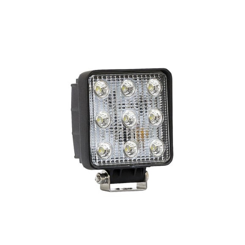 Westin 09-12211B Work Utility 4.6" x 5.3" Square LED Light Flood Pattern