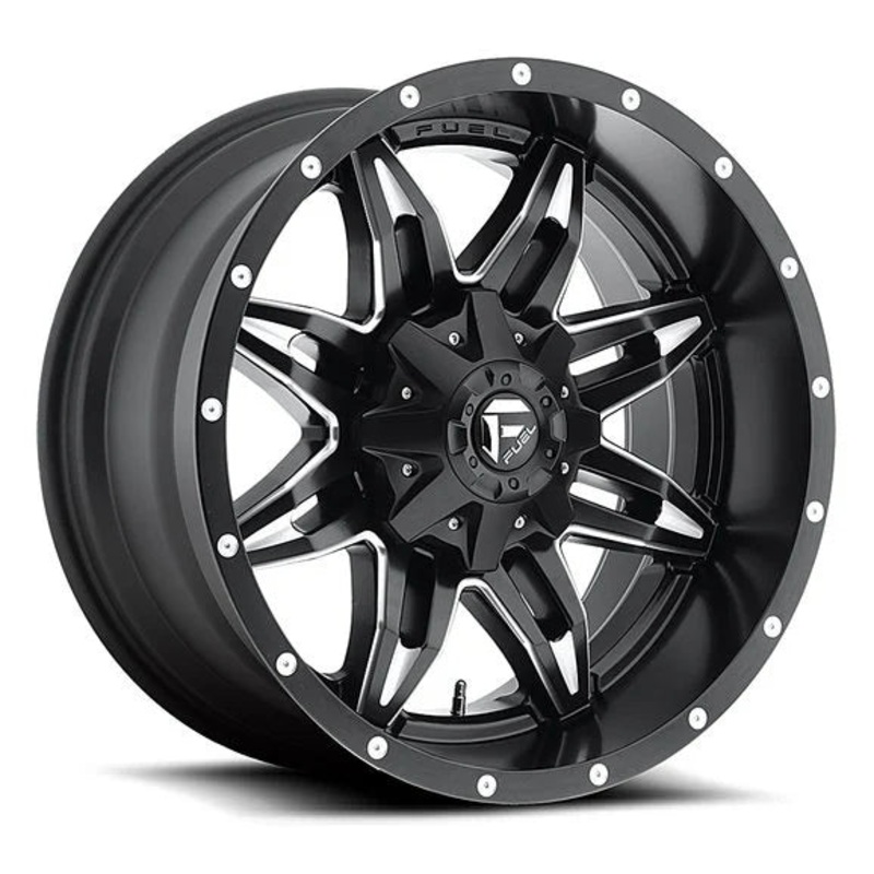 Fuel Off-Road D56717905745 Lethal Model D567 Wheel in 5x5" and 5x5.5" Bolt Patterns for 07-24 Jeep Wrangler JK, JL, & Gladiator JT
