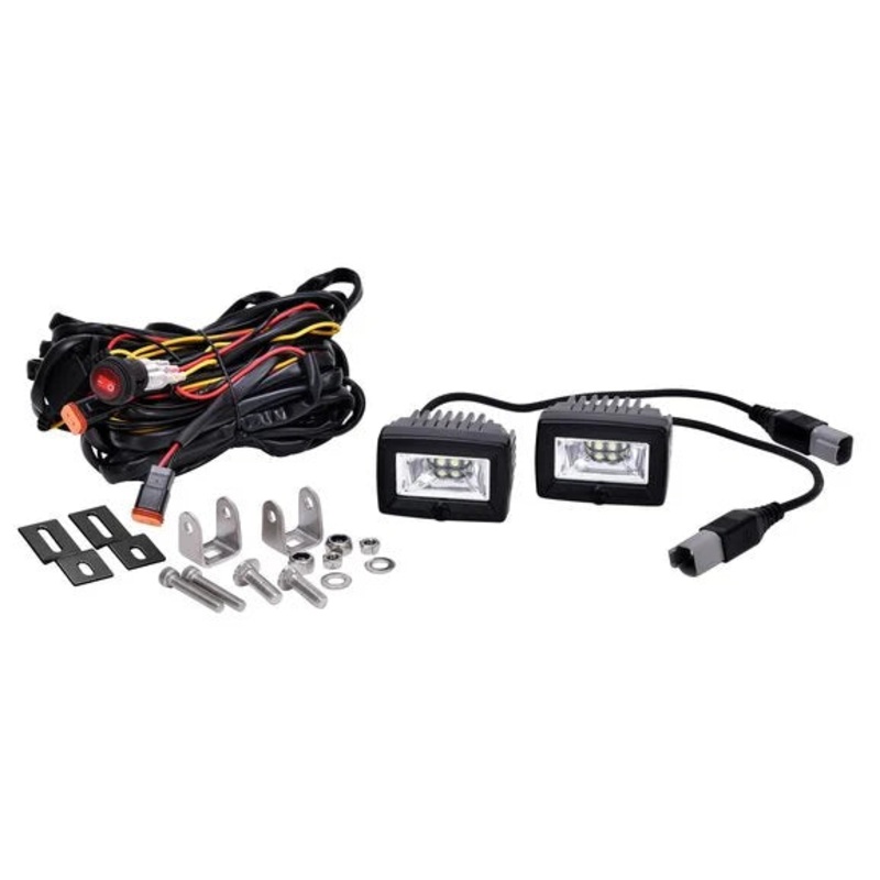 KC HiLiTES 519 2" C-Series C2 LED Backup Area Flood Light System